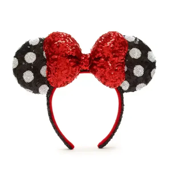 Oren Minnie Mouse rood/zwart polka dot