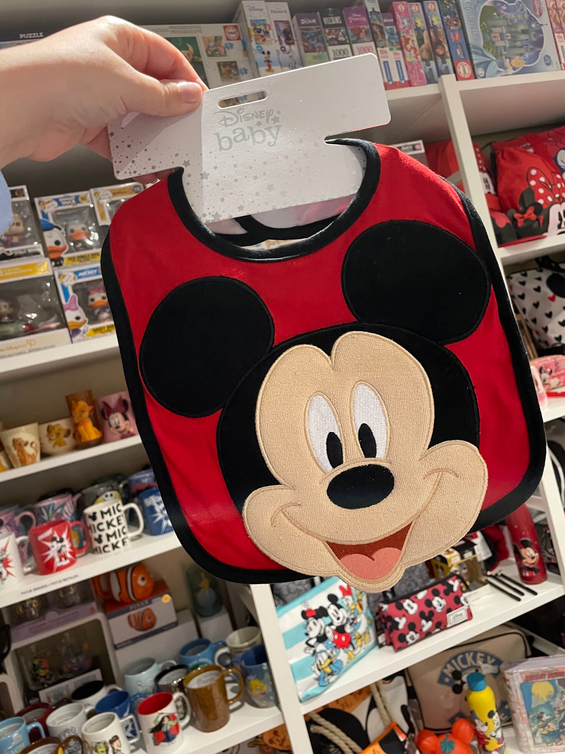 Slabbetje bavet Mickey Mouse Disneyland Parijs