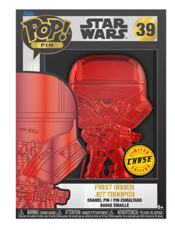 Pin Pop! star wars first order jet trooper 39 Chase limited edition