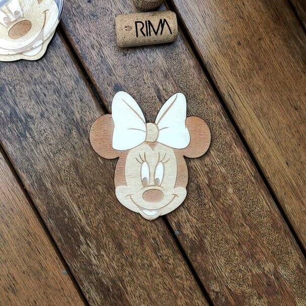 Coaster/ onderzetter Minnie Mouse