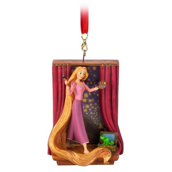 Kerstornament Rapunzel en Pascal