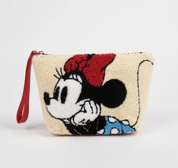 Toilettas make-uptas Minnie Mouse sherpa