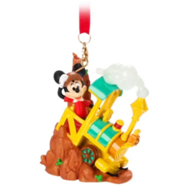 Kerstornament Mickey Mouse big thunder mountain