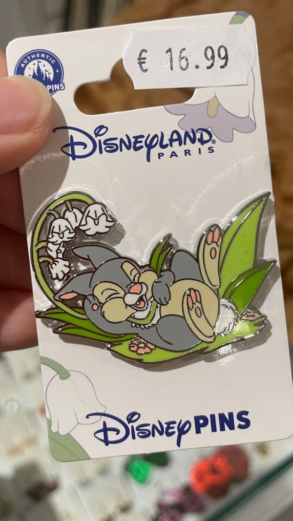 Pin Stampertje thumper mei