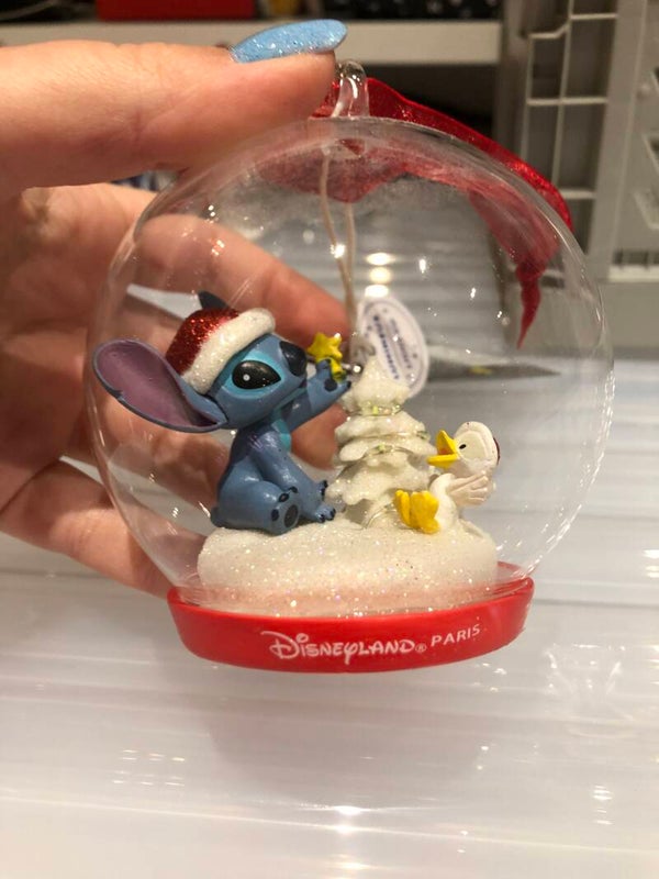 Kerstornament stitch en eendje lichtgevend