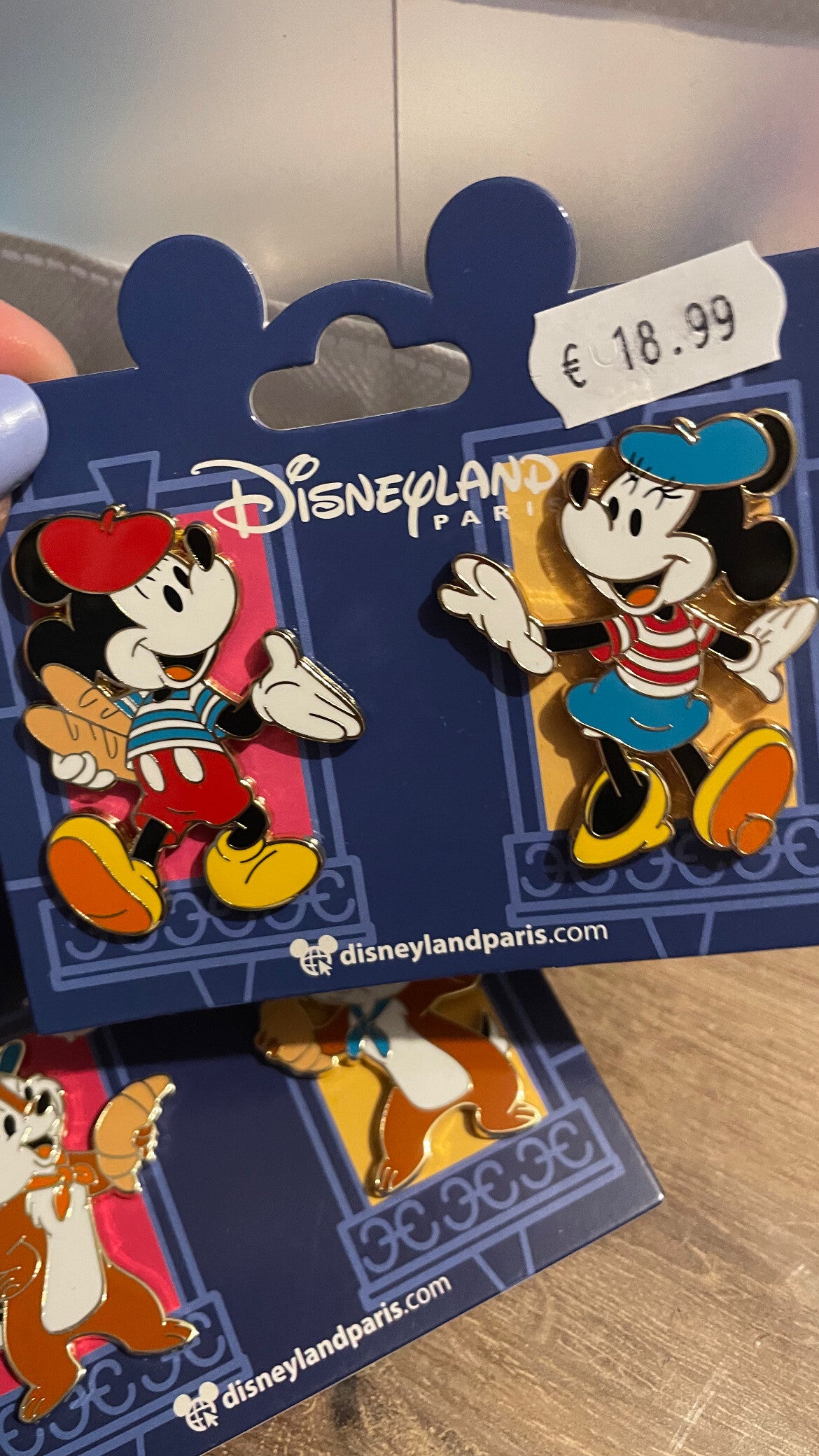 Pins Mickey Mouse en Minnie Mouse
