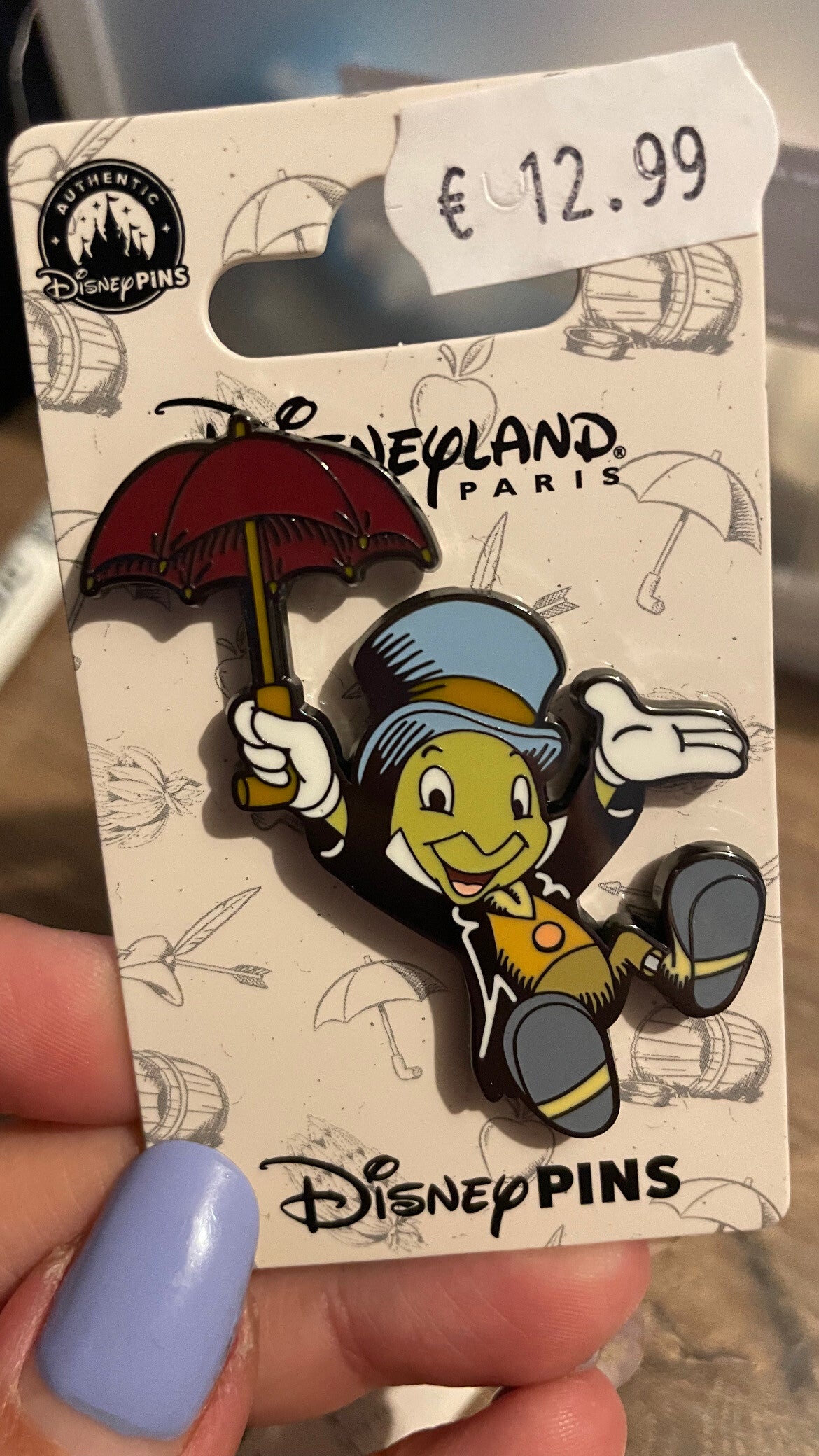 Pin Jiminy cricket Japie krekel