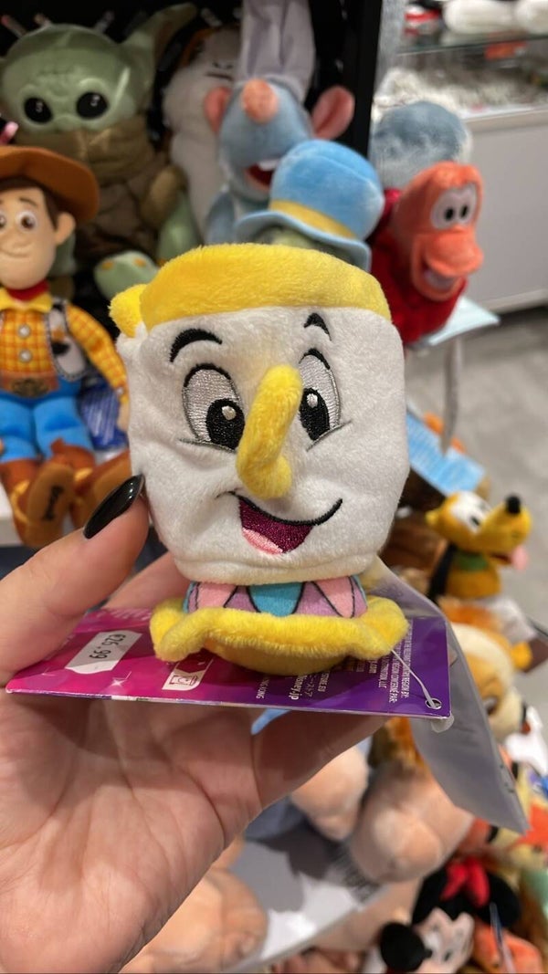 Schouderknuffel Chip Barstje Belle en het beest