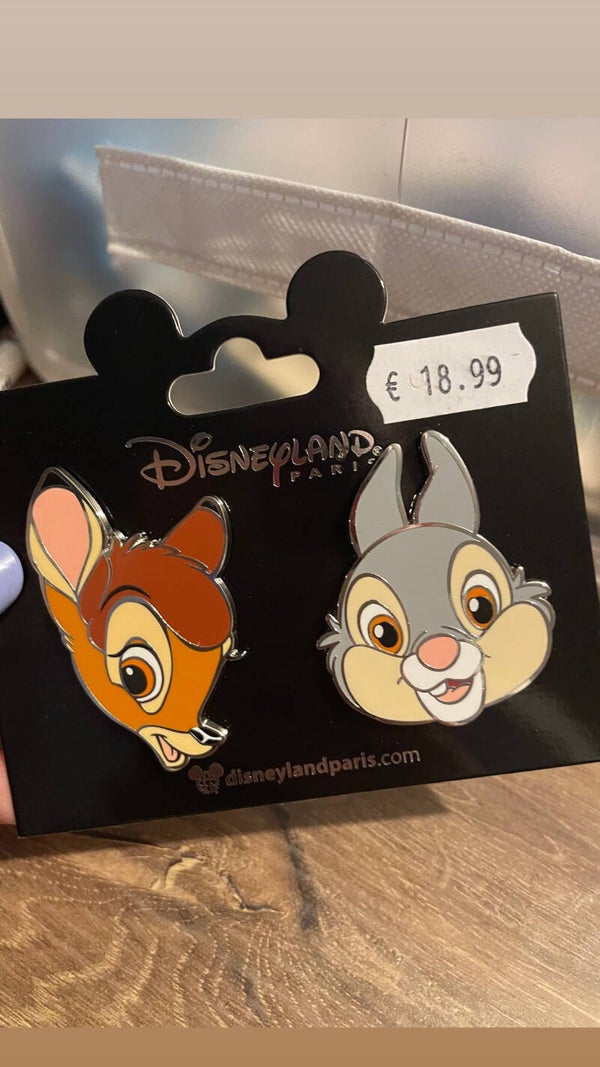 Pins Bambi en Stampertje