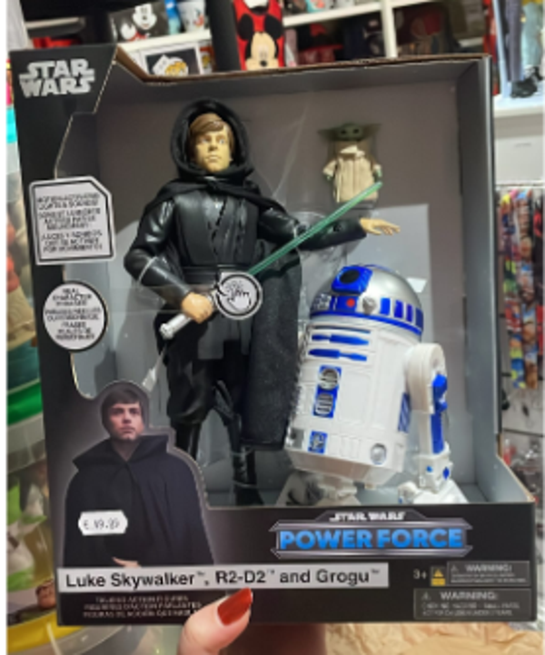 Speelset Star Wars Luke skywalker, R2D2, grogu