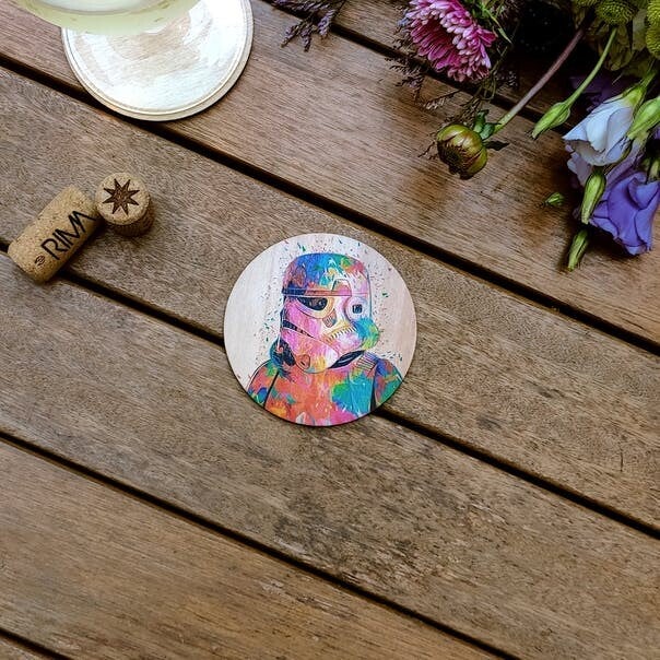 Coaster/ onderzetter color storm trooper