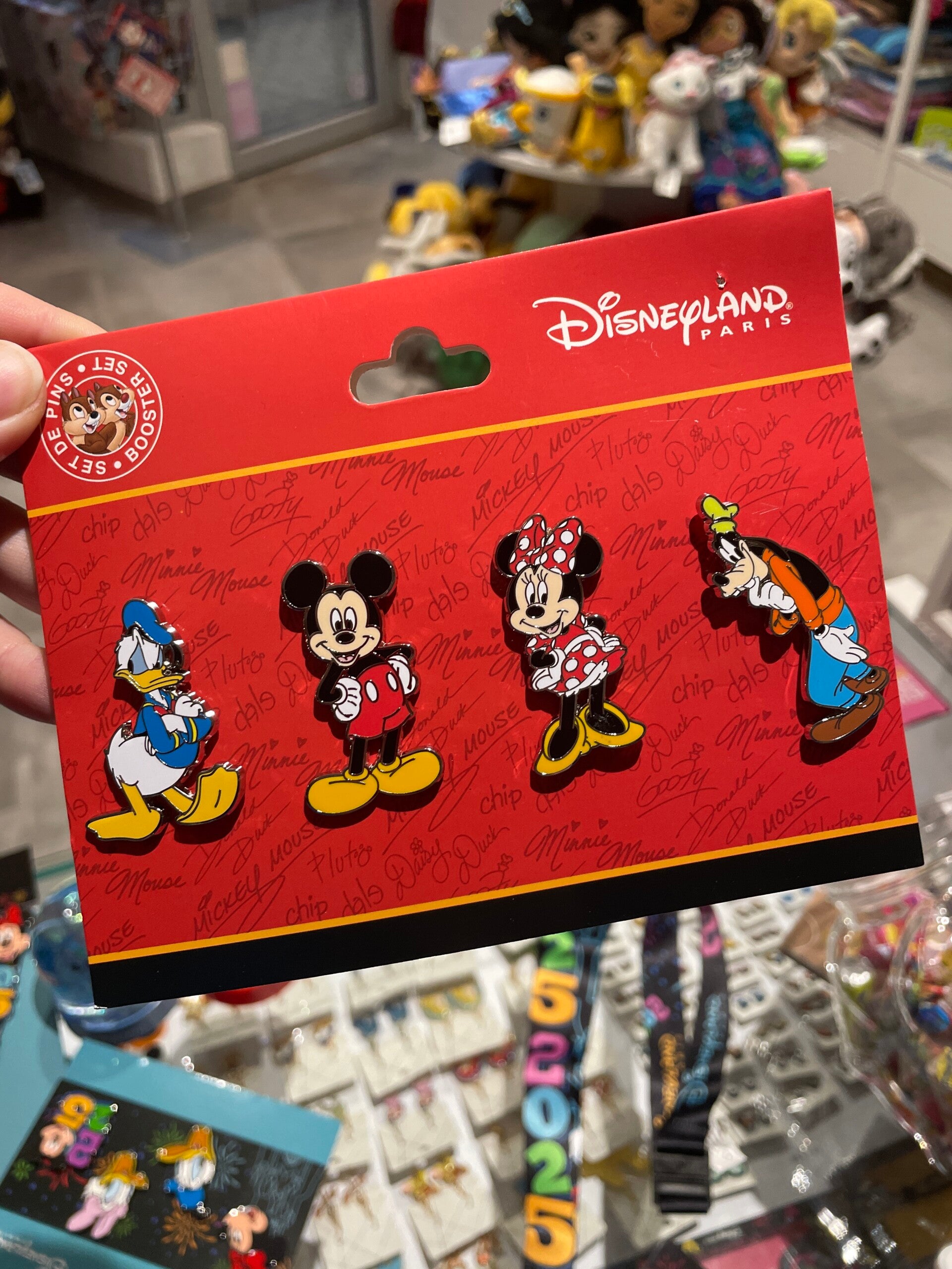 Booster pinset Mickey en vrienden 4 pins