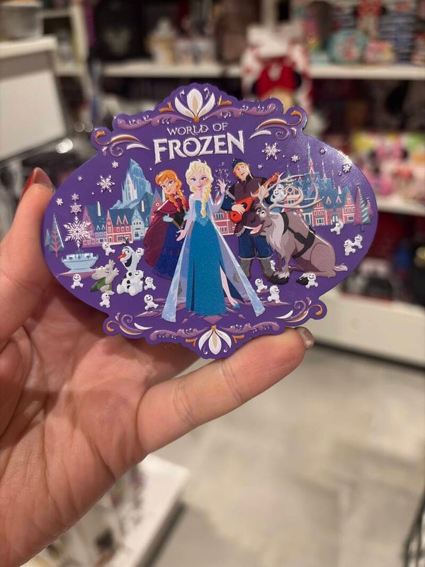 Magneet Anna en Elsa world of frozen