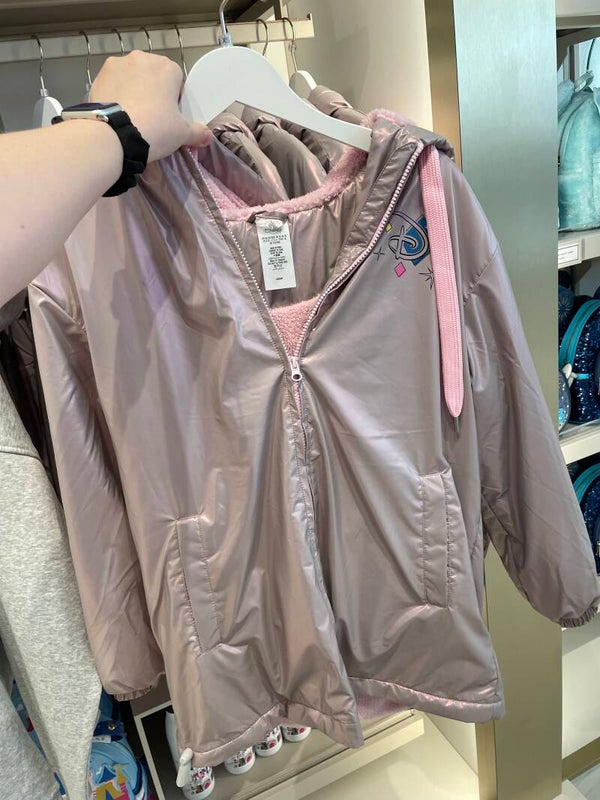 Roze fleece jas kasteel