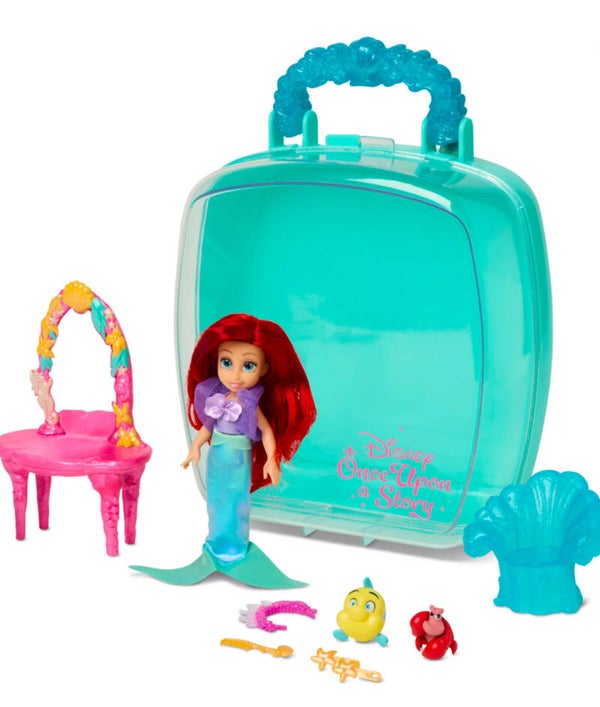 Speelset Ariël en Botje (Flounder) kleine zeemeermin