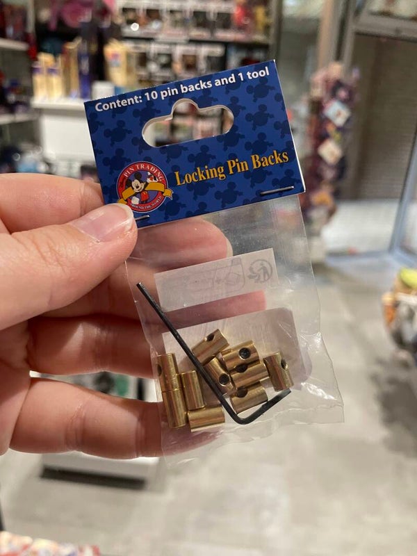 Locking pin backs