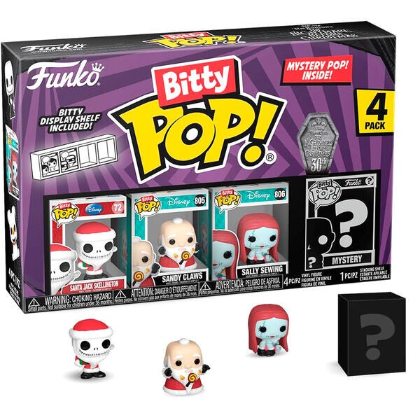 Bitty Pop! 4 pack Nightmare before christmas Jack skellington