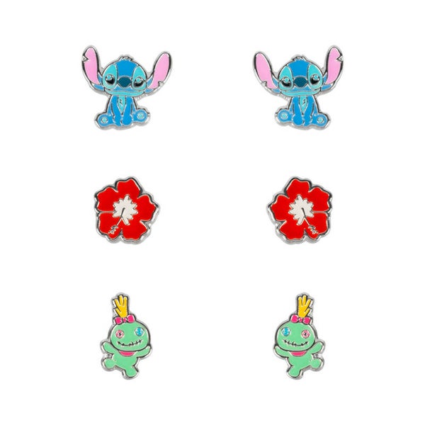 Oorbellenset Stitch 3 paar