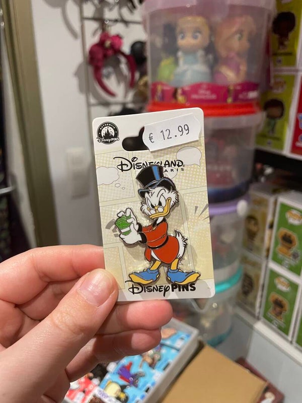 Pin Dagobert Duck geld