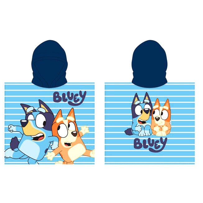 Microfibre poncho BLUEY