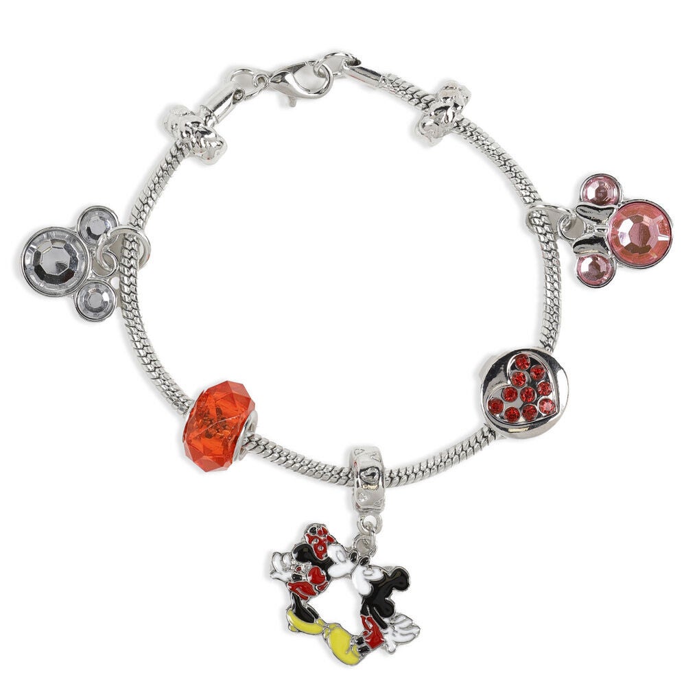 Bedelarmband charm bracelet Mickey Mouse Minnie Mouse