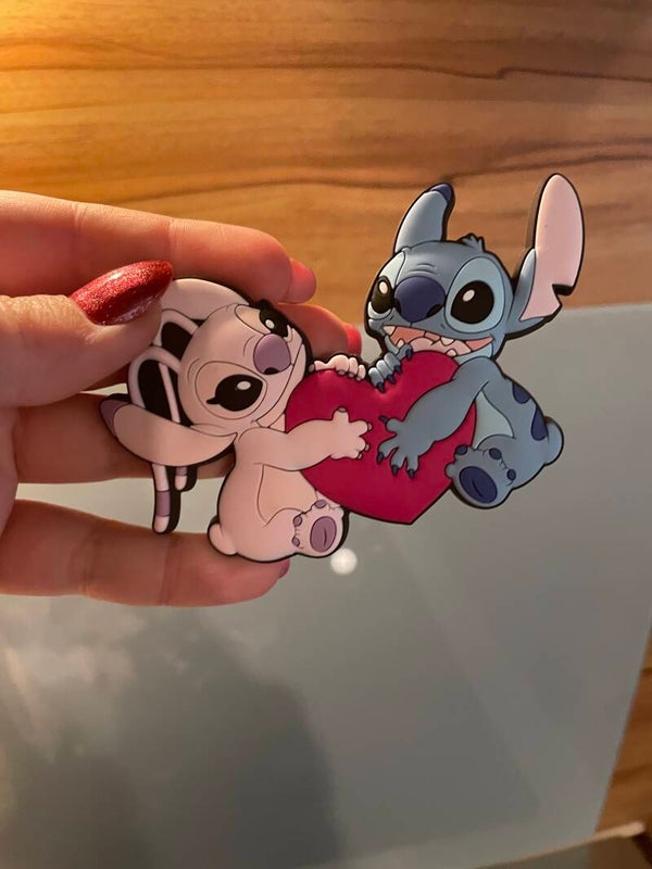 Magneet Angel en Stitch