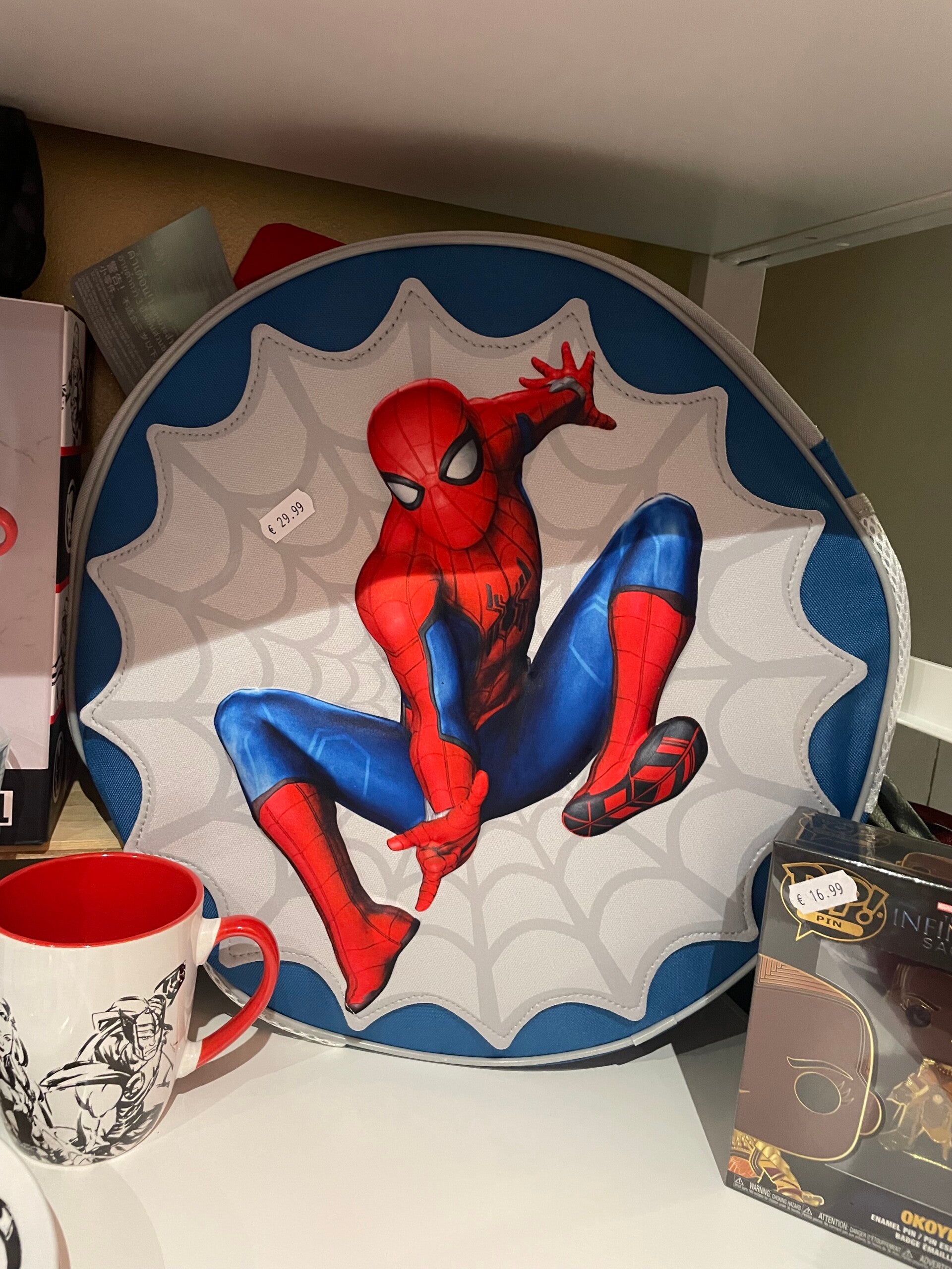 Rugzak Spiderman rond