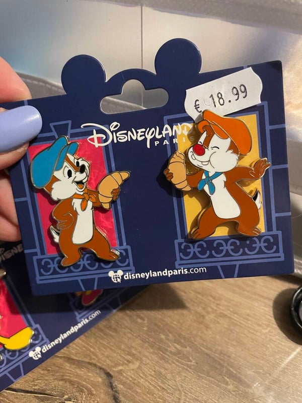 Pins Knabbel en Babbel Chip and Dale Tic et Tac