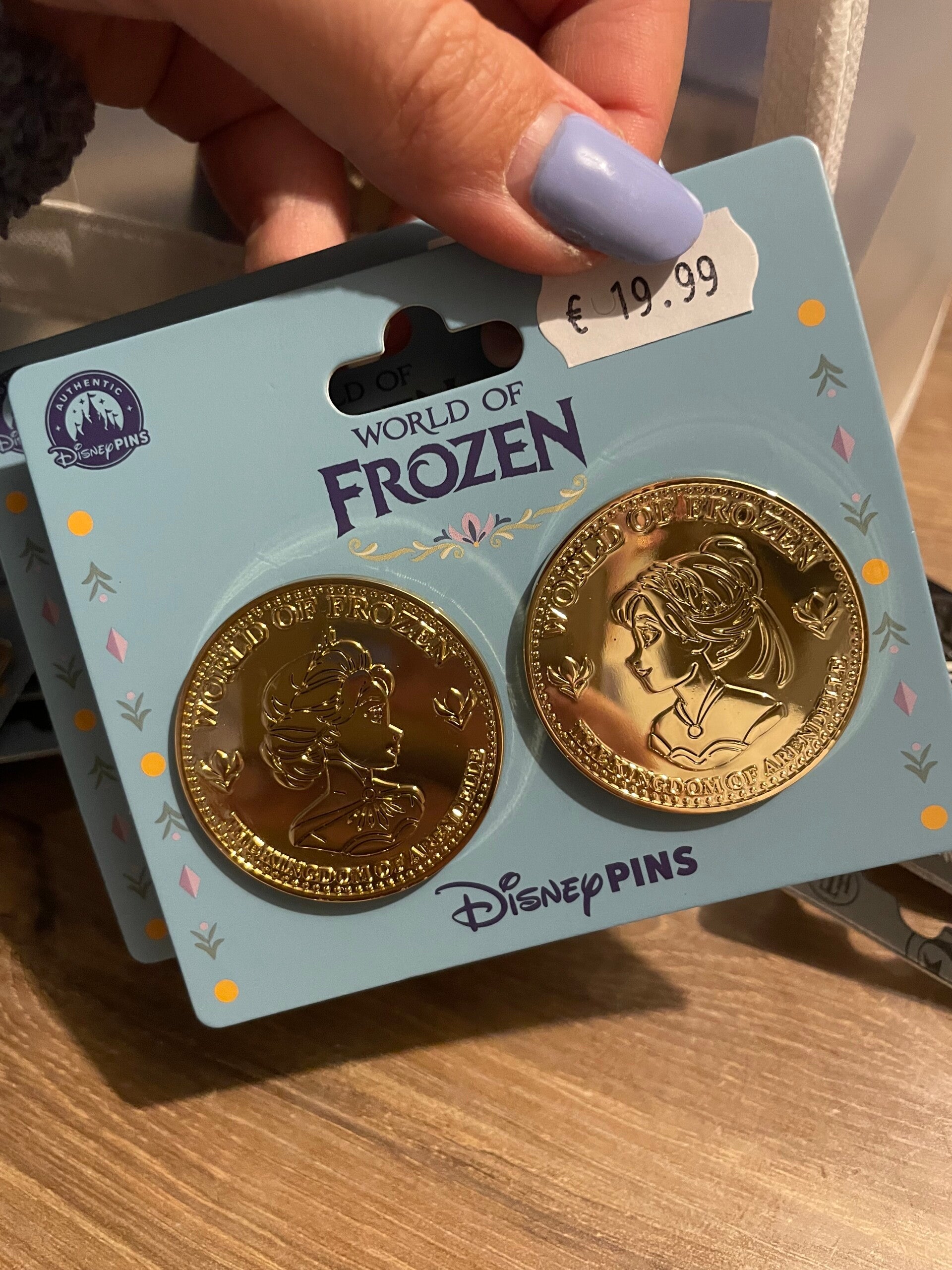 Pins munten Arendelle Anna en Elsa Frozen