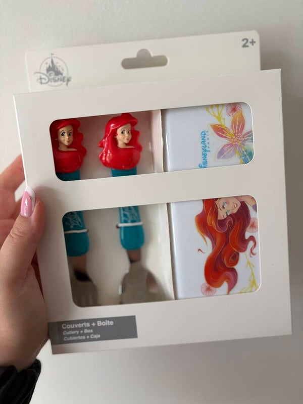 Eetset Vork Lepel opbergdoos Ariël de kleine zeemeermin