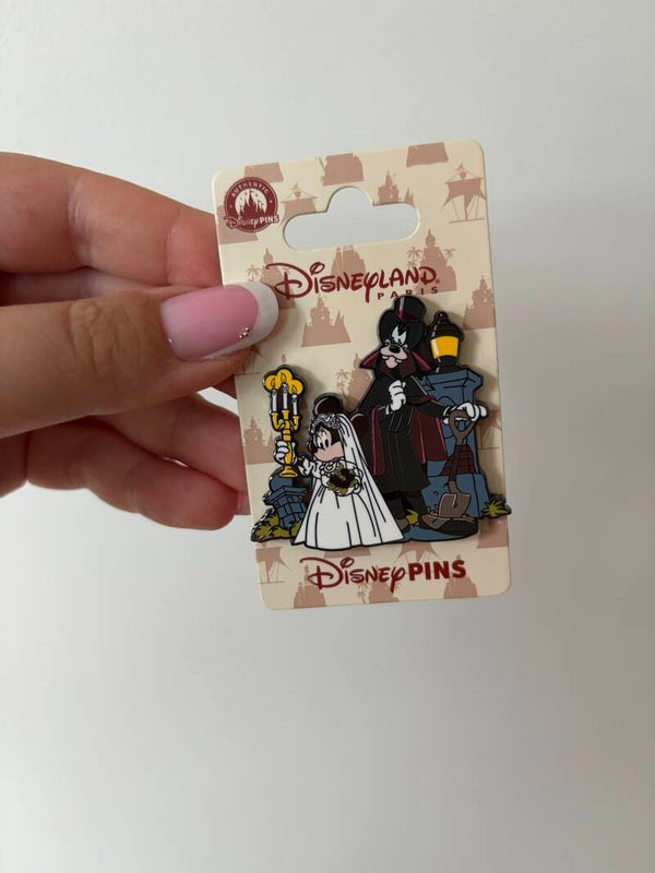 Pin Haunted Mansion Phantom Manor Minnie Mouse Goofy