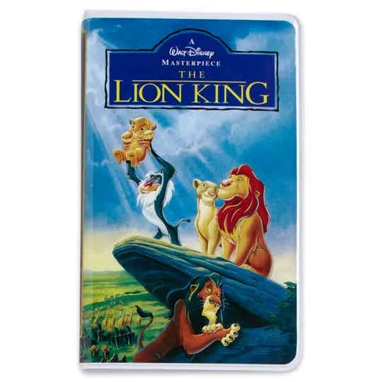 Notebook VHS tape lion king