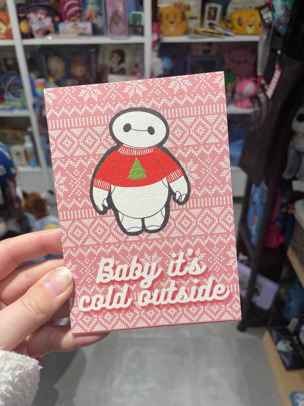 Kerstkaart Baymax big hero 6