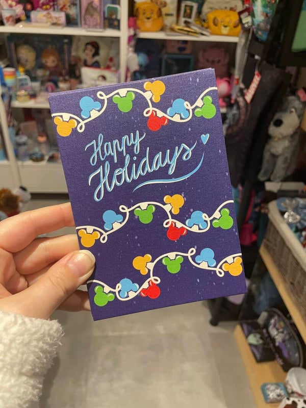 Kerstkaart Happy Holidays