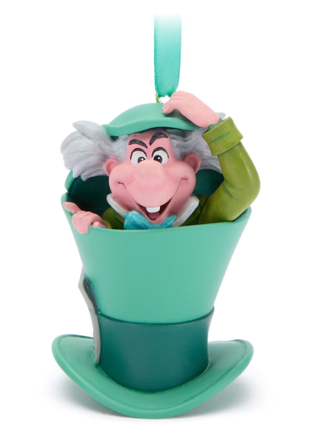 Kerstornament Mad Hatter Alice in Wonderland Sketchbook