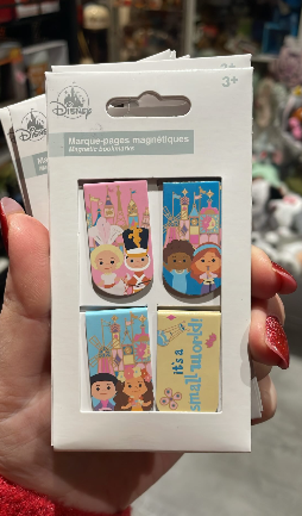 Boekenleggers magnetisch Small world set van 4