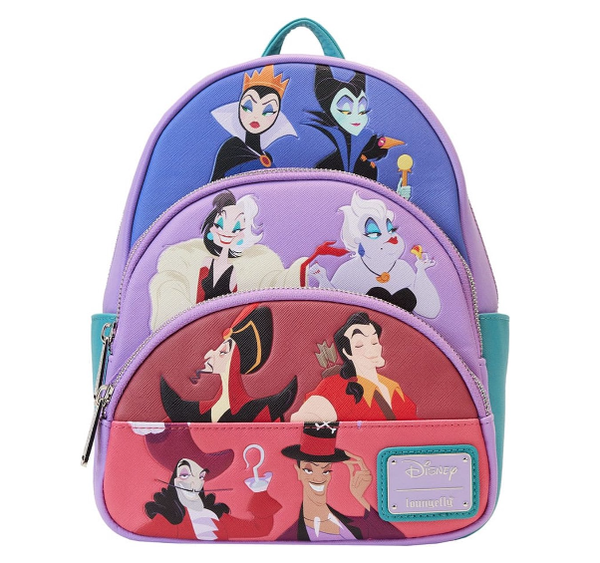 Loungefly  rugzak Villains triple