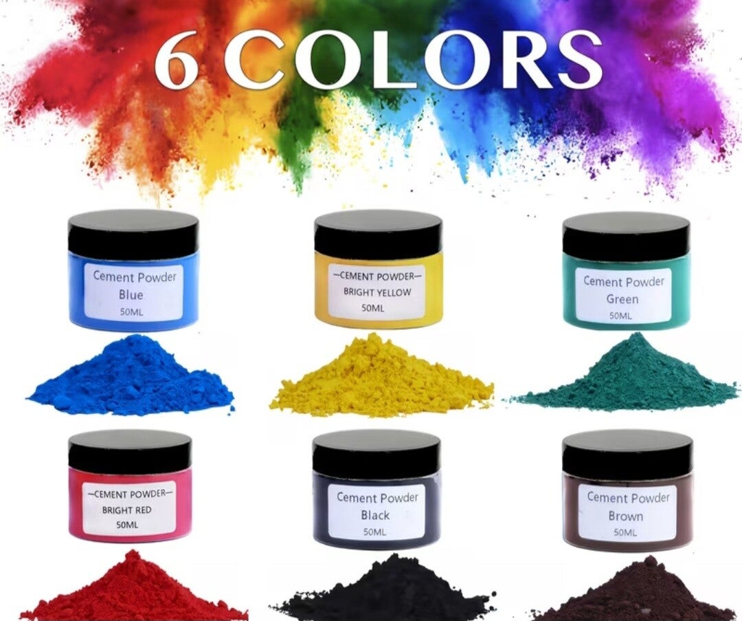 Farben als pulver oder flüssig