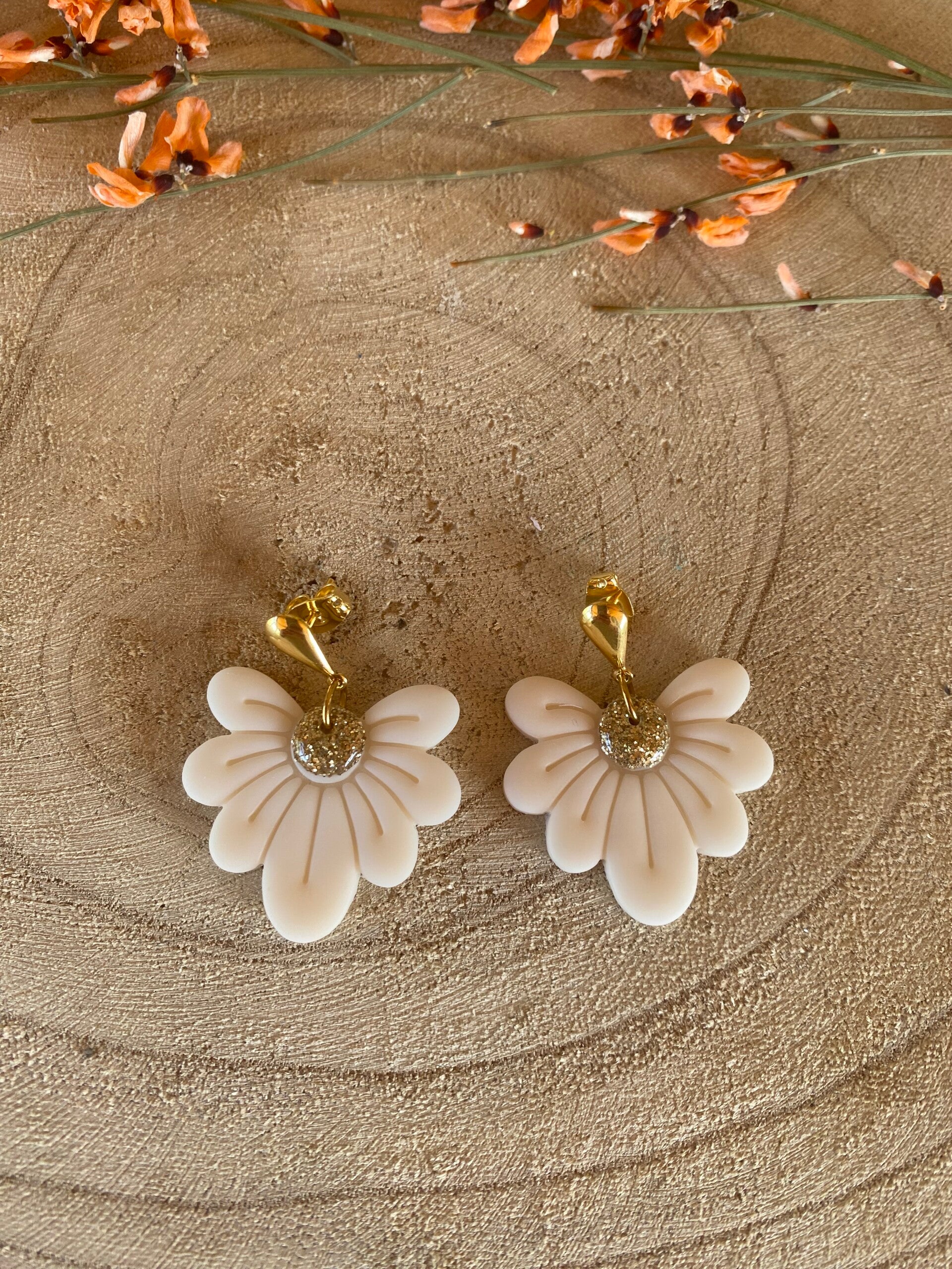 Funky FLower - Blanc