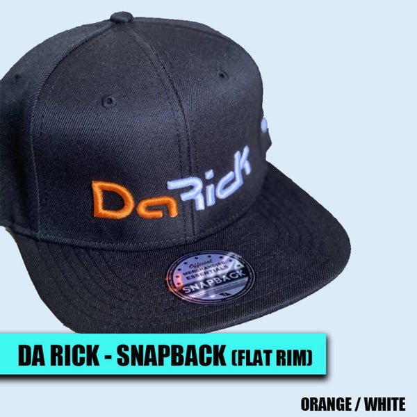 Da Rick - Snapback Cap (orange / white)