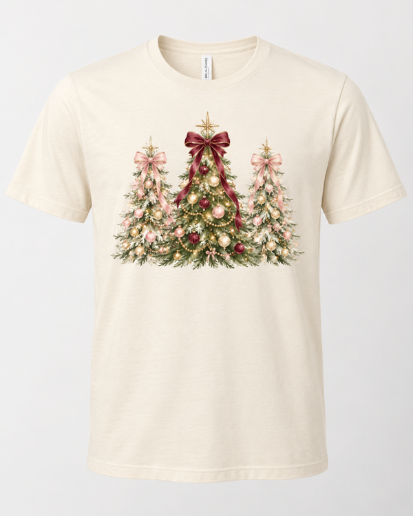 Merry & Bright Boutique Christmas Graphic Tee