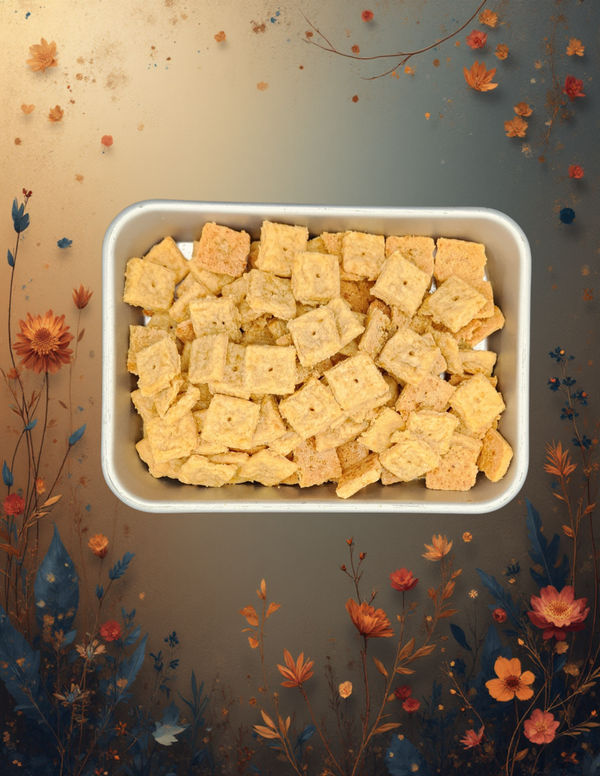 Cheddar Cheese Squares Dog Treats