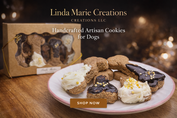 Yogurt & Carob Dipped Peanut Butter Dog Treats