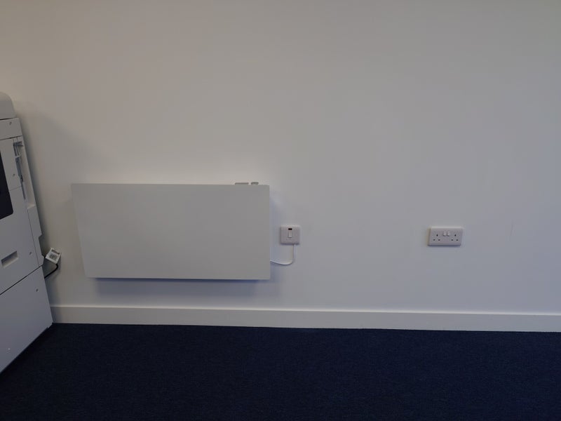 Office lighting and power installation