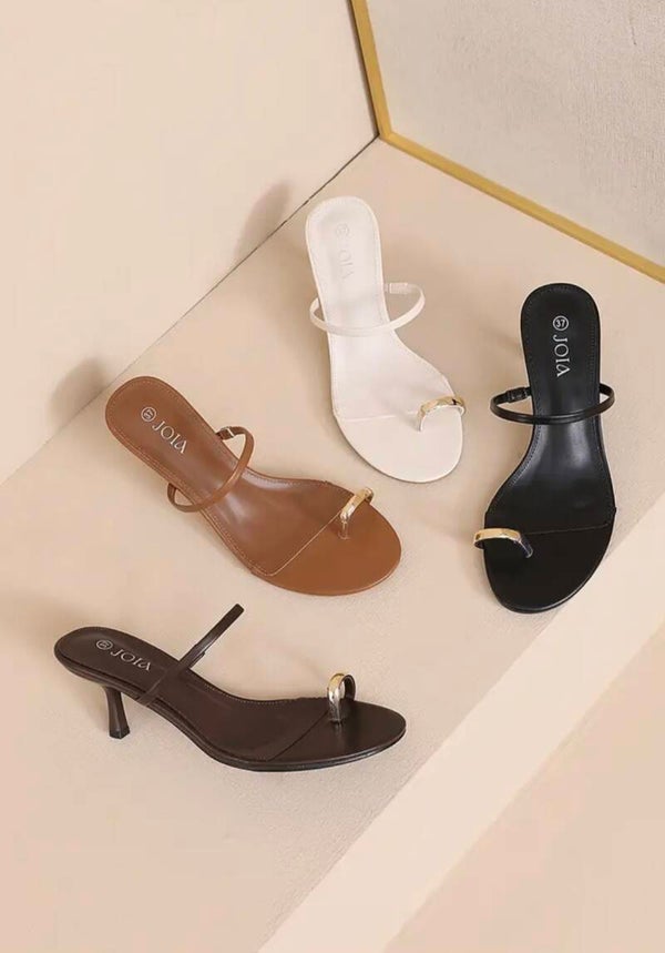 Sandales minimalistes à talon