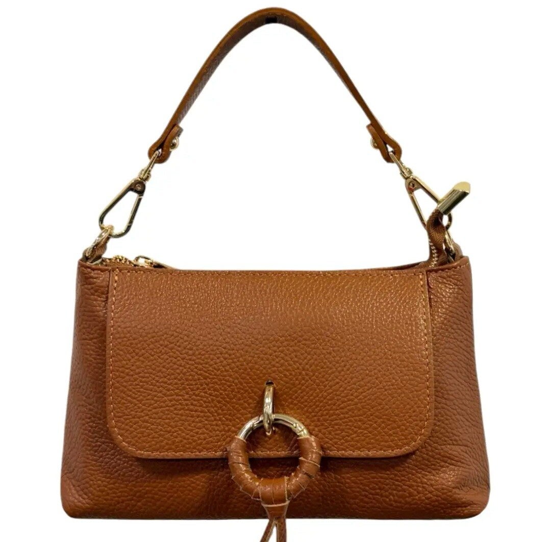 Sac à main pochette en cuir
