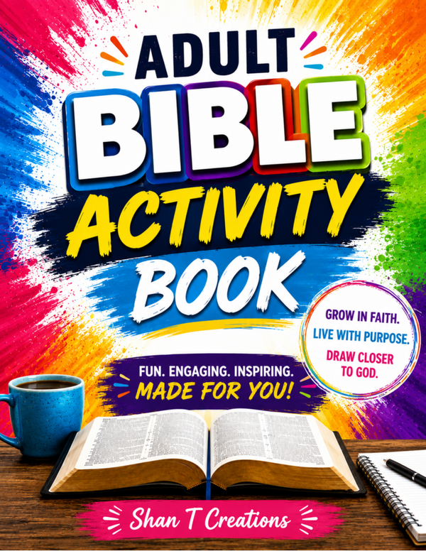 Adult Bible Activity Book