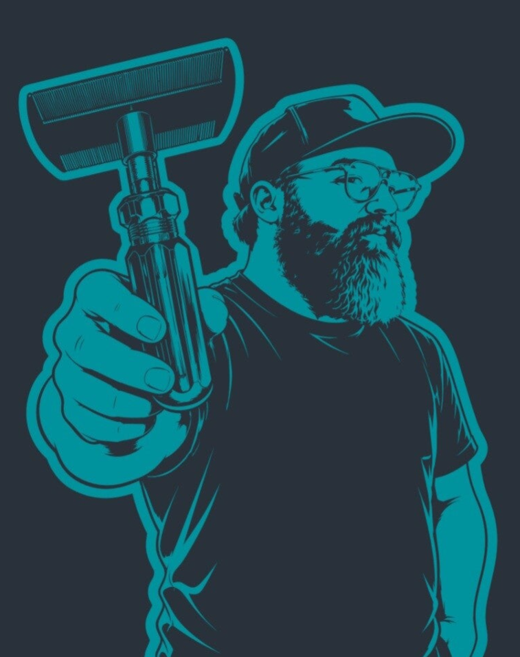 Beard Comb Tough Handle