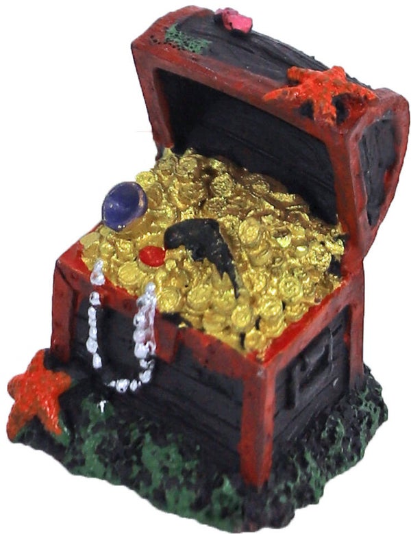 Boon Aqua Deco ornament polyresin mini schatkist, 4×5,5 cm.