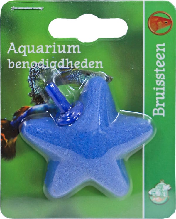 Boon bruissteen zeester 5.5 cm op blister.